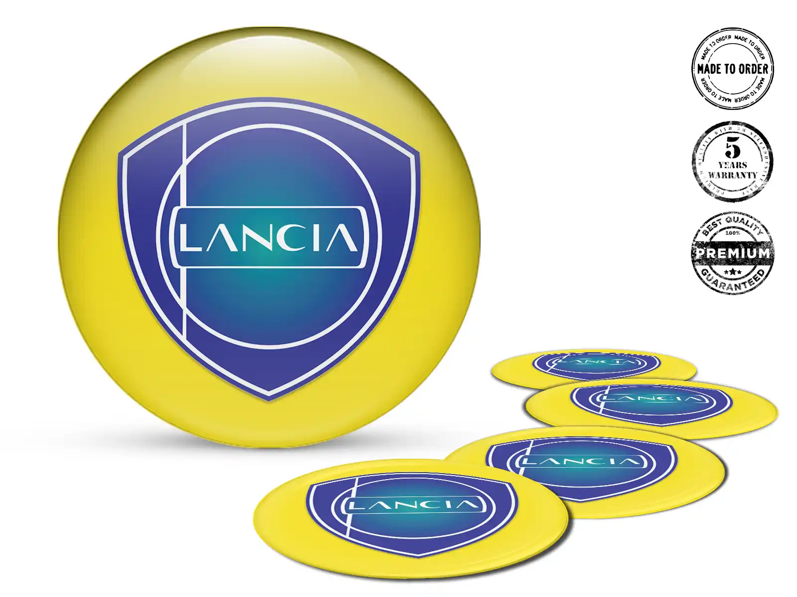 Lancia Sticker on Rims Custom Epoxy Edition